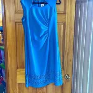 Plus size Turquoise Dress 16,just above the knee, gorgeous,pit to pit 20”